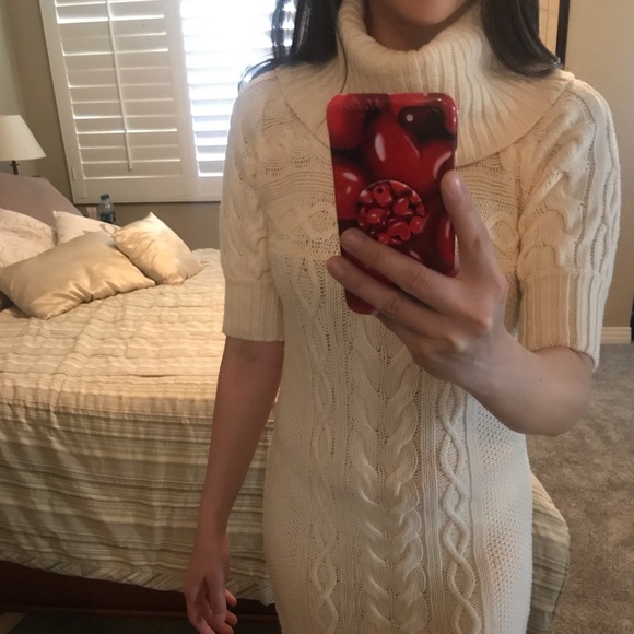 Cream Sweater Dress by Banana Republic - Picture 5 of 6
